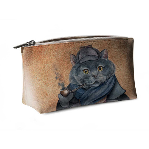 Косметичка big KOS2 «Шерлок кот»