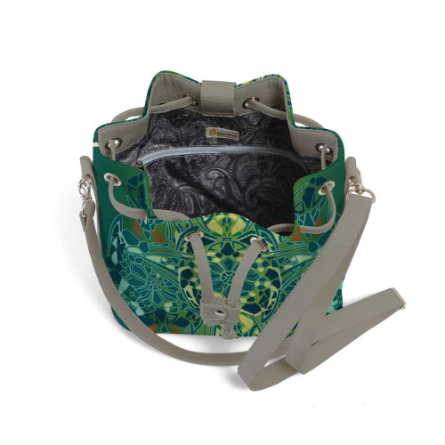 Сумка на плечо BG17 «Мозаичные цветы»