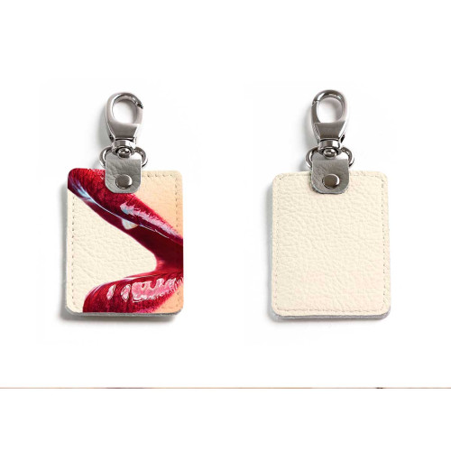 Брелок (Прямоугольный ) TRI1 «Губы»