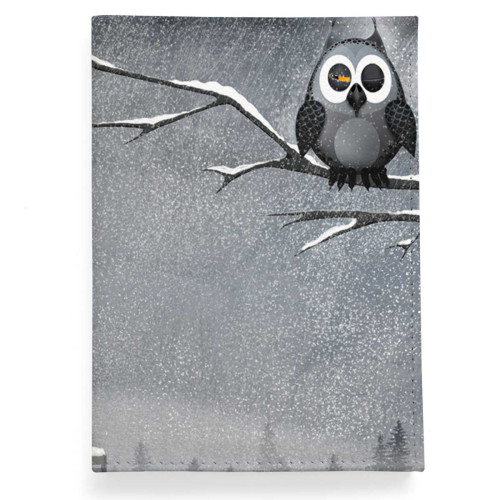 Обложка для паспорта, PAS2 «Owl & bird»