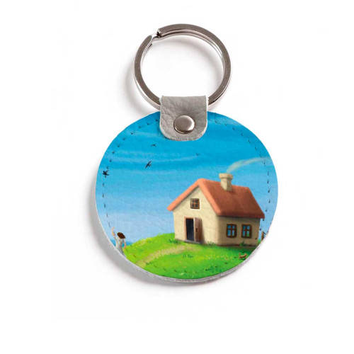 Брелок (Круглый) TRI4 «Green hills»