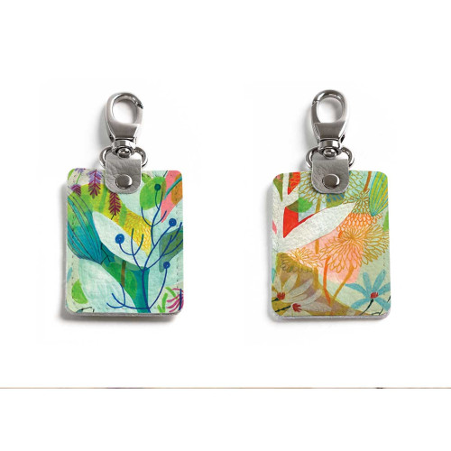 Брелок (Прямоугольный ) TRI1 «Flower»