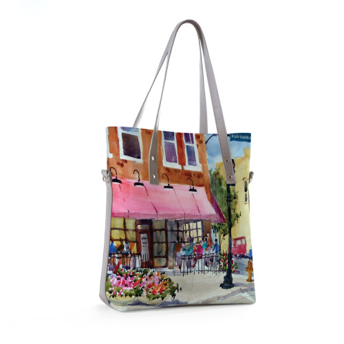 Сумка тоут BAG9 «Coffee shop»