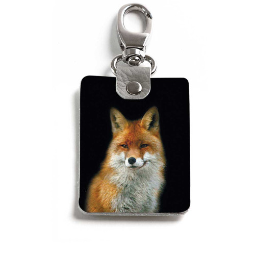 Брелок (Прямоугольный ) TRI1 «Лиса вертикальная»