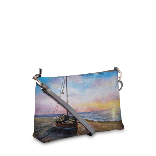 Сумка шолдер, BAG3 «Морской рассвет »