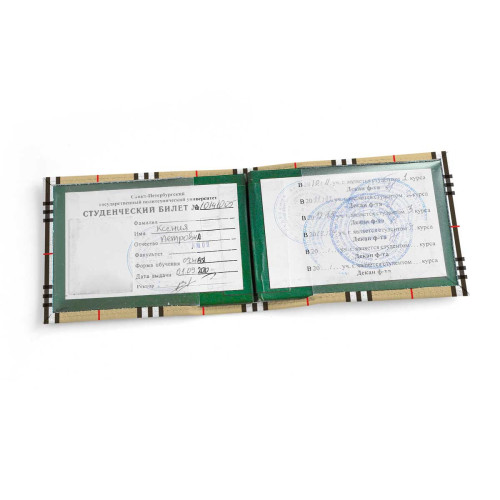 Обложка для студенческого билет STD1 «Клетка 2»