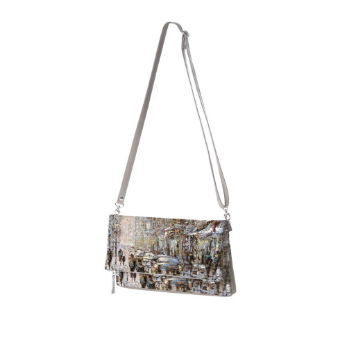 Клатч, кросс-боди KHL3 «Ранний вечер на петербургской улице»