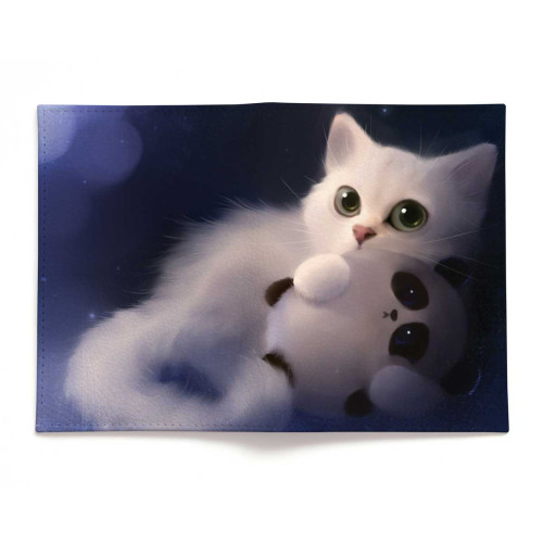 Обложка для паспорта, PAS2 «Cat & Panda»