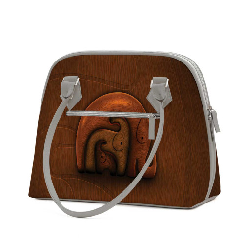 Сумка на плечо BG11 «Деревянные слоны»