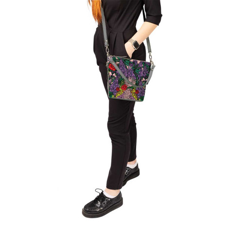 Сумка кросс-боди BAG8 « Люпины»