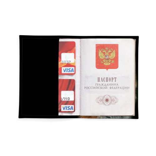 Обложка для паспорта, PAS2 «Лиса вертикальная»