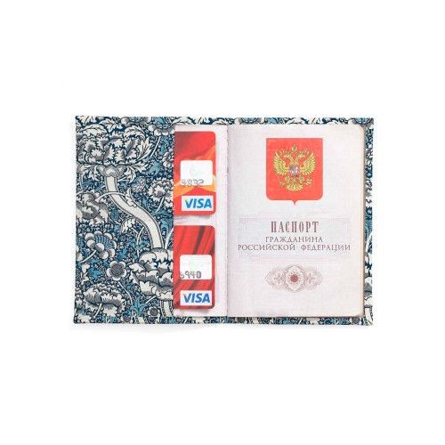 Обложка для автодокументов, AUT2 «William Morris 7»