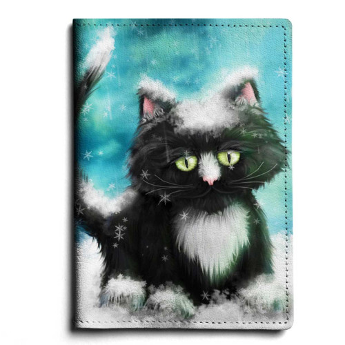 Обложка для автодокументов, AUT1 «Snow cat»