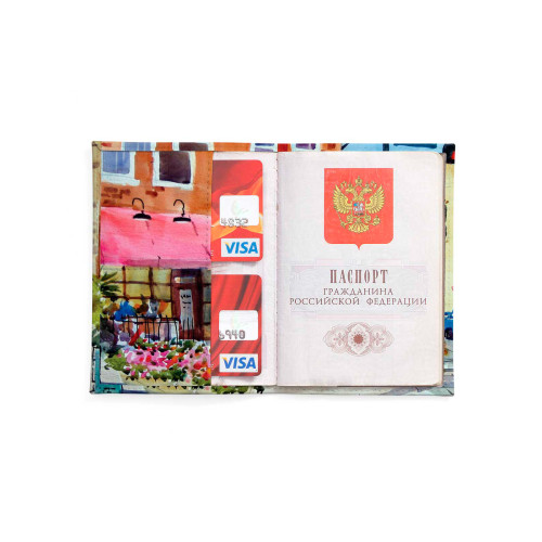 Обложка для автодокументов, AUT2 «Coffee shop»