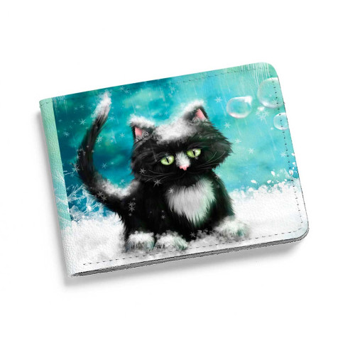 Кошелек мини, PRS2 «Snow cat»