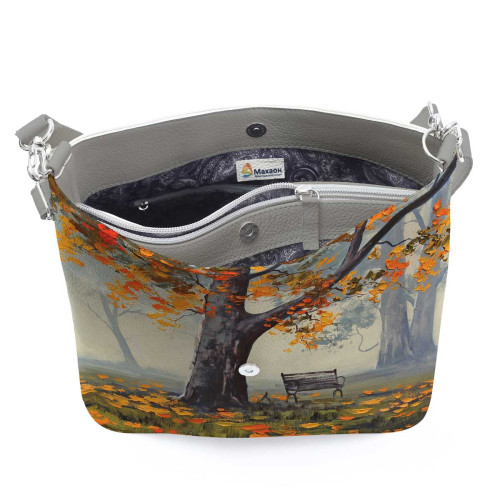 Сумка на плечо BG12 «Autumn bench»