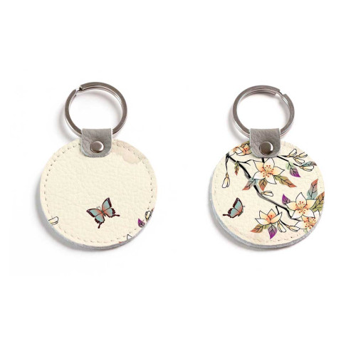 Брелок (Круглый) TRI4 «Бабочка 5»