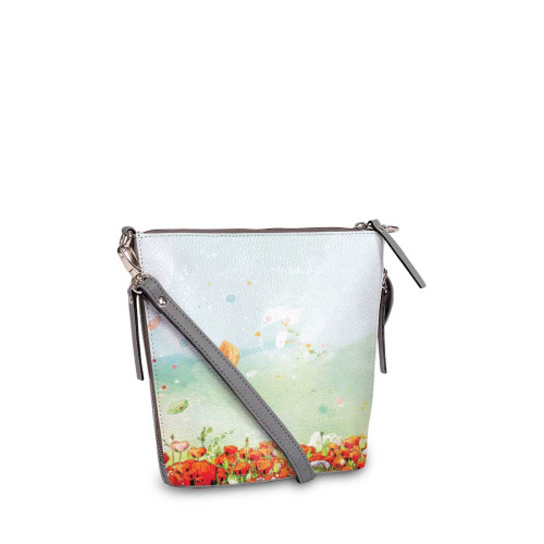 Сумка кросс-боди BAG8 «Маки»