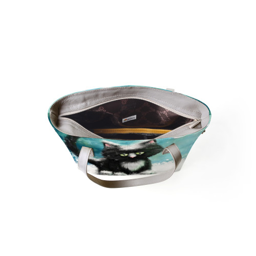 Сумка тоут BAG9 «Snow cat»