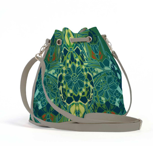 Сумка на плечо BG16 «Мозаичные цветы»