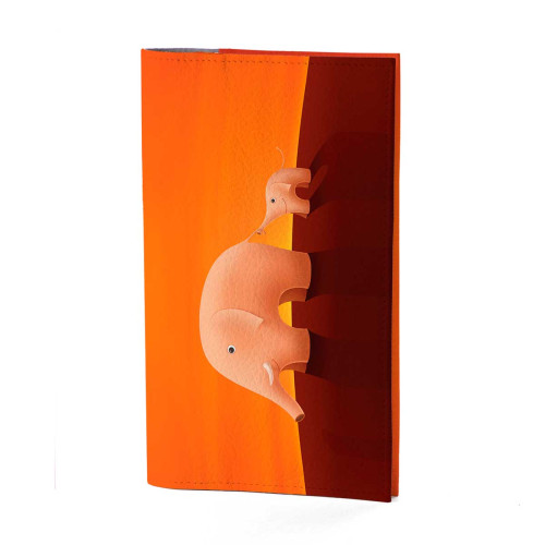 Портмоне PRS3 «Слоны оранжевые»