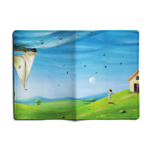 Обложка для автодокументов, AUT1 «Green hills»