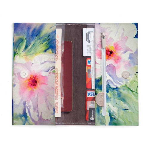 Портмоне PRS3 «Two peonies»