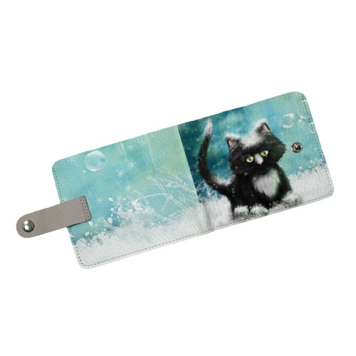 Кошелек мини PRS8 «Snow cat»
