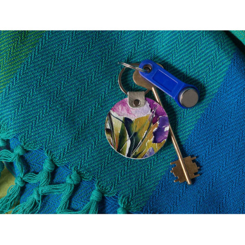 Брелок (Круглый) TRI4 «Irisy akvarel»