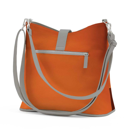 Сумка на плечо BG12 «Слоны оранжевые»