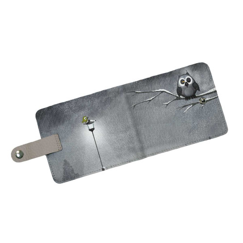 Кошелек мини PRS8 «Owl & bird»