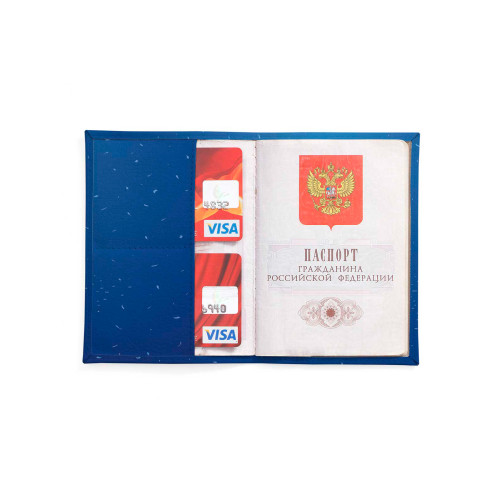 Обложка для автодокументов, AUT2 «Snow leopard»