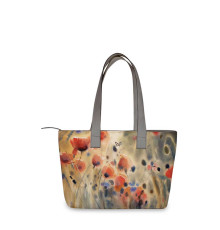 Сумка тоут, BAG2 «Flowers poppies»