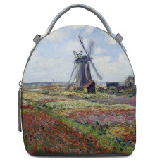 Рюкзак BK16 «Claude Monet Tulip Field and windmill»