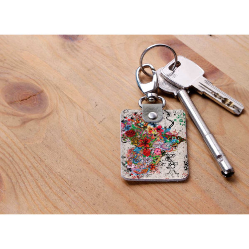 Брелок (Прямоугольный ) TRI1 «Heart»