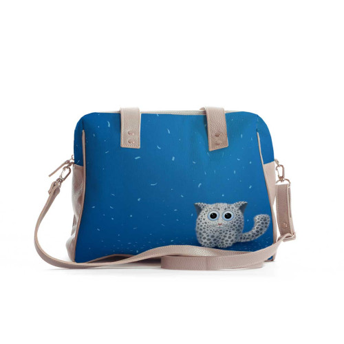 Сумка на плечо BAG5 «Snow leopard»