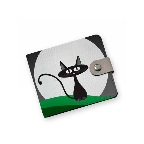 Кошелек мини PRS8 «Кот с луной»