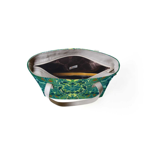 Сумка тоут BAG9 «Мозаичные цветы»