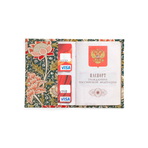 Обложка для автодокументов, AUT2 «William Morris 4»