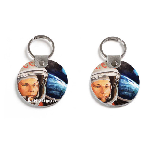 Брелок (Круглый) TRI4 «Гагарин»