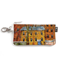 Ключница KEY2 «Дерево и желтый домик ранней весной»