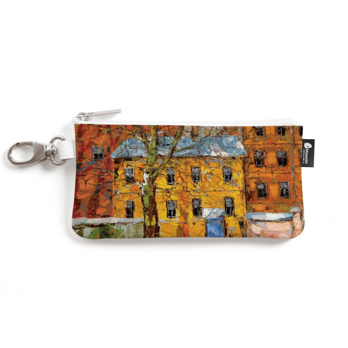 Ключница KEY2 «Дерево и желтый домик ранней весной»