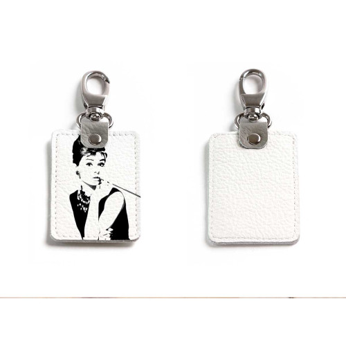 Брелок (Прямоугольный ) TRI1 «Audrey Hepbern»