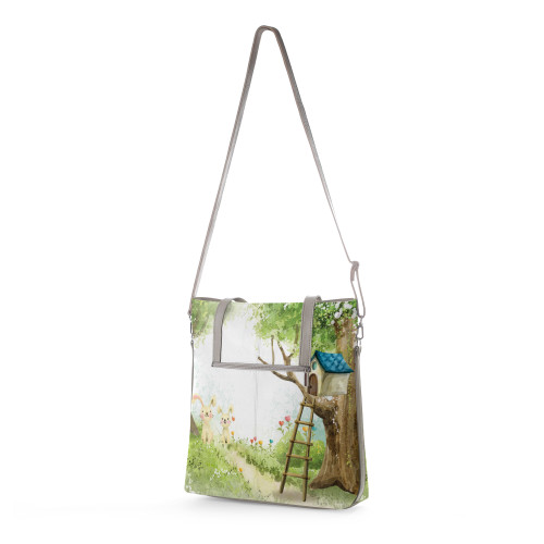 Сумка тоут BAG9 «Little House»