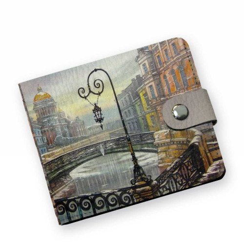 Кошелек мини PRS8 «Питер фонарь»