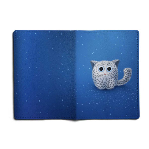 Обложка для автодокументов, AUT1 «Snow leopard»