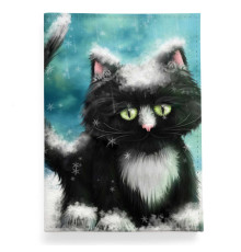 Обложка для паспорта, PAS2 «Snow cat»