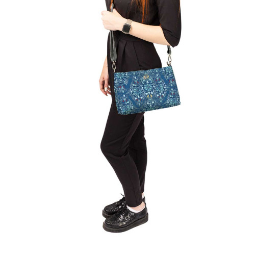 Сумка шолдер, BAG3 «Мозаика голубая»