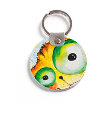 Брелок (Круглый) TRI4 «Crazy cat»