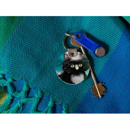 Брелок (Круглый) TRI4 «Snow cat»